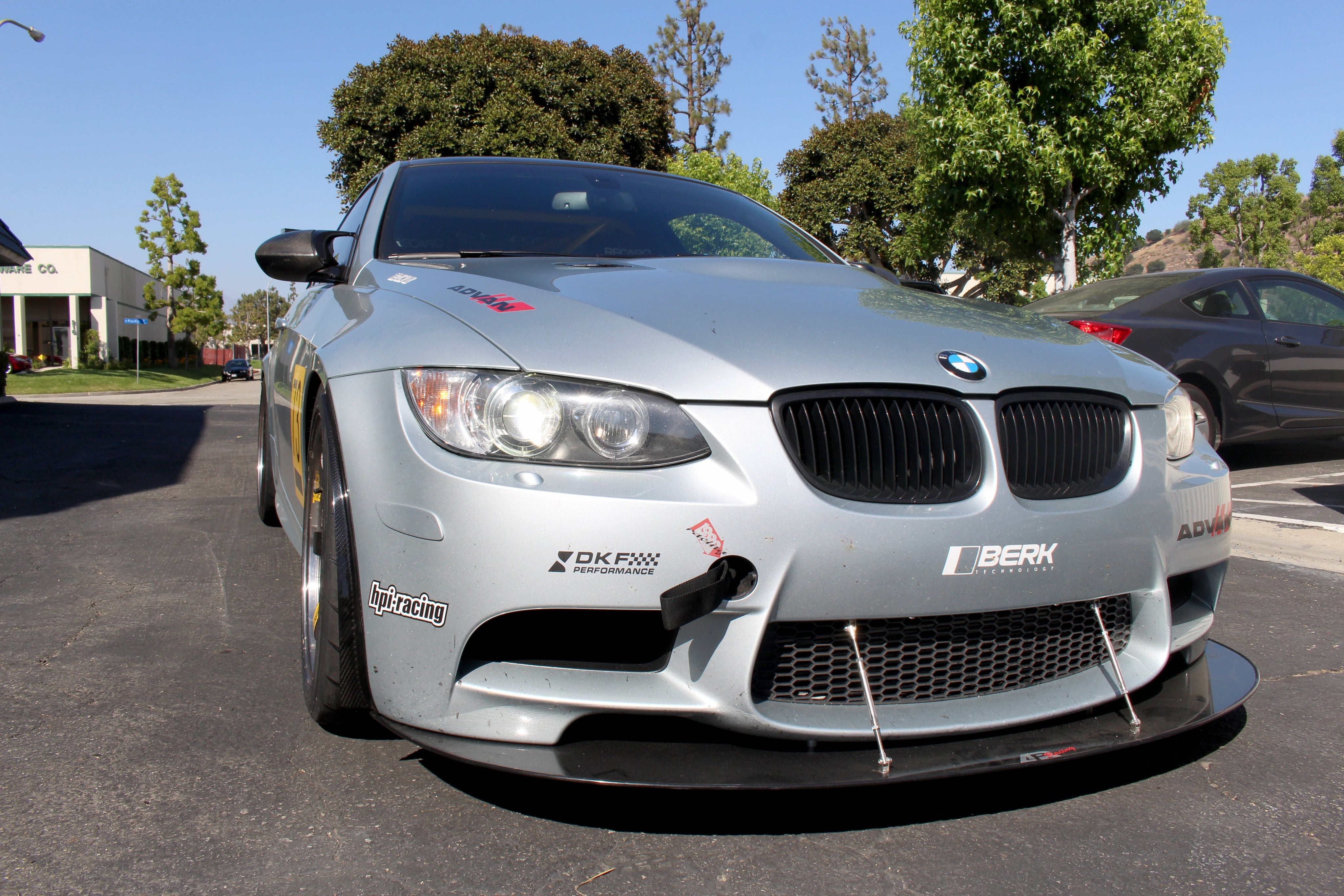 BMW E92 M3 Carbon Fiber Front Bumper Spats | House of Apex - House of Apex