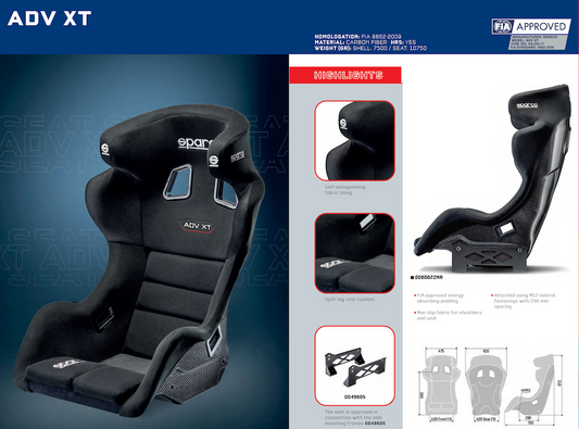 Sparco ADV XT Carbon Racing Seat