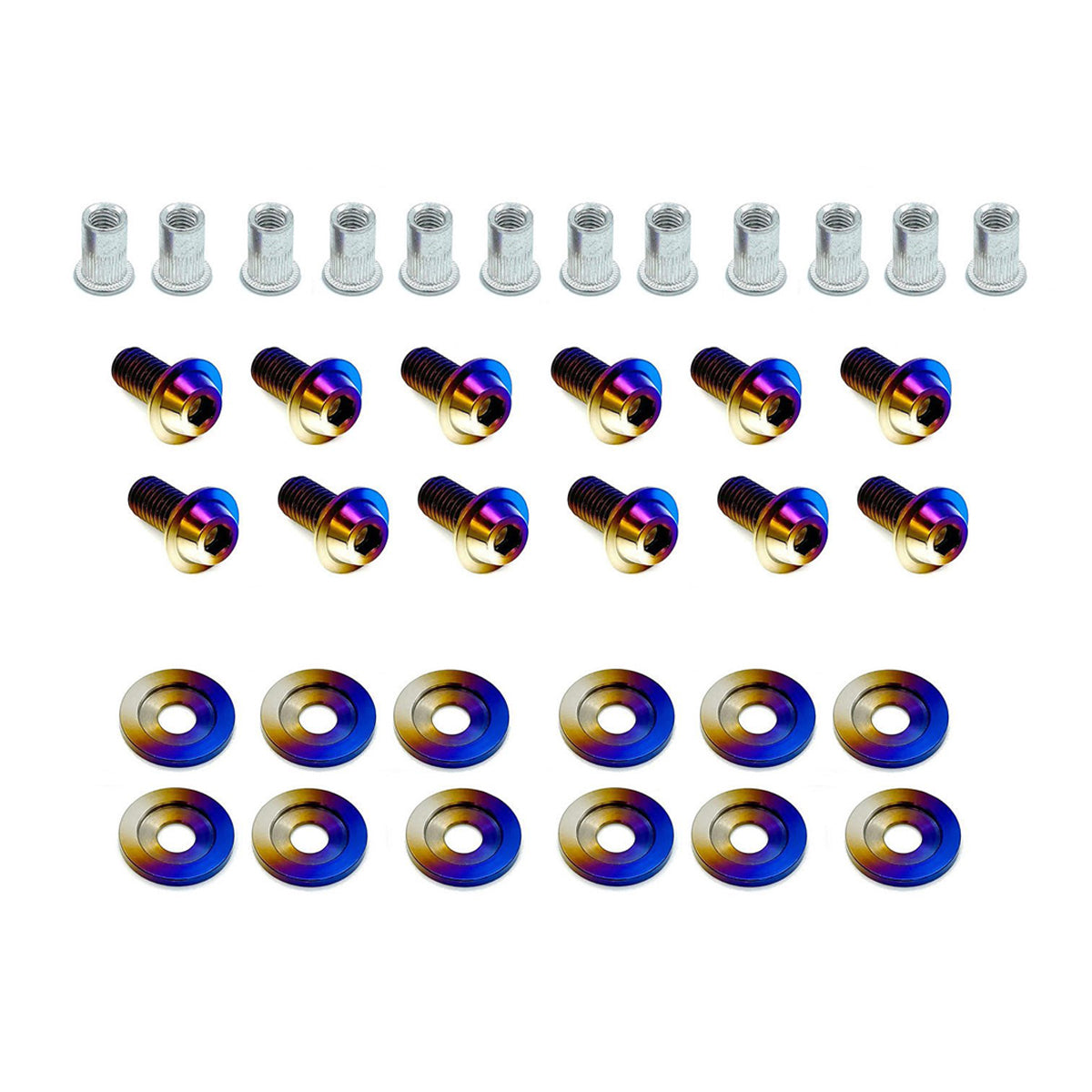 JDC Titanium Fender Plastic Clip Replacement Kit | A90 Toyota Supra | House of Apex - House of Apex
