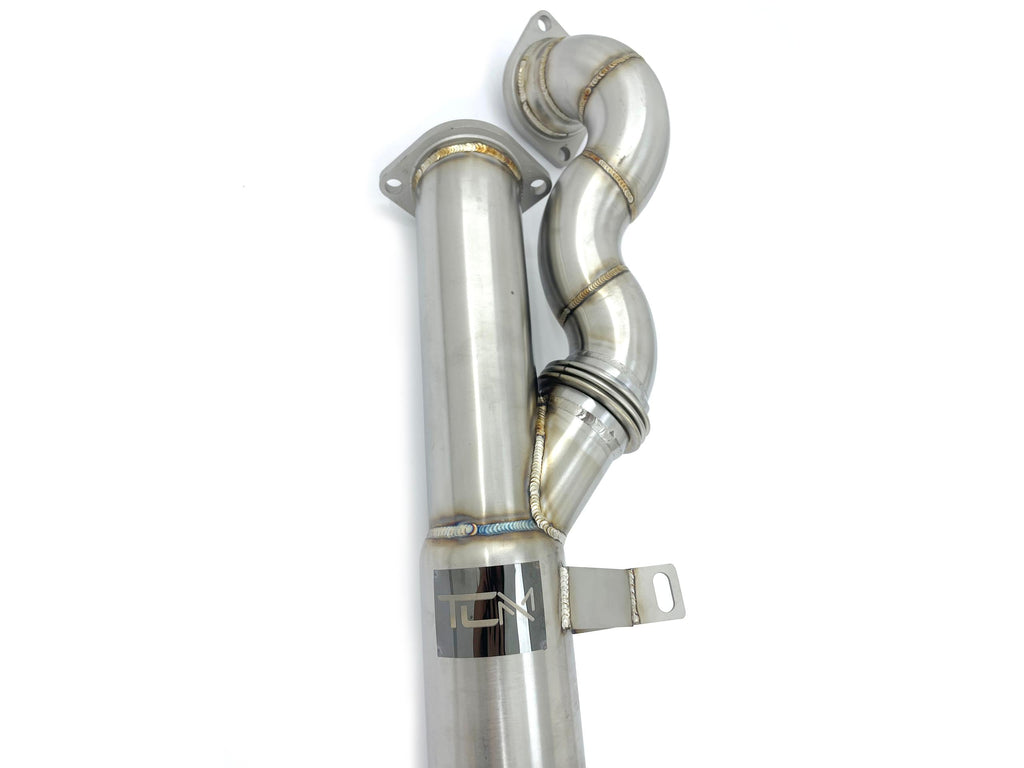 TCM S-Type Single 3.5" Midpipe w/Brace BMW M3 | M4 G80 G82 G83 S58 | House of Apex - House of Apex