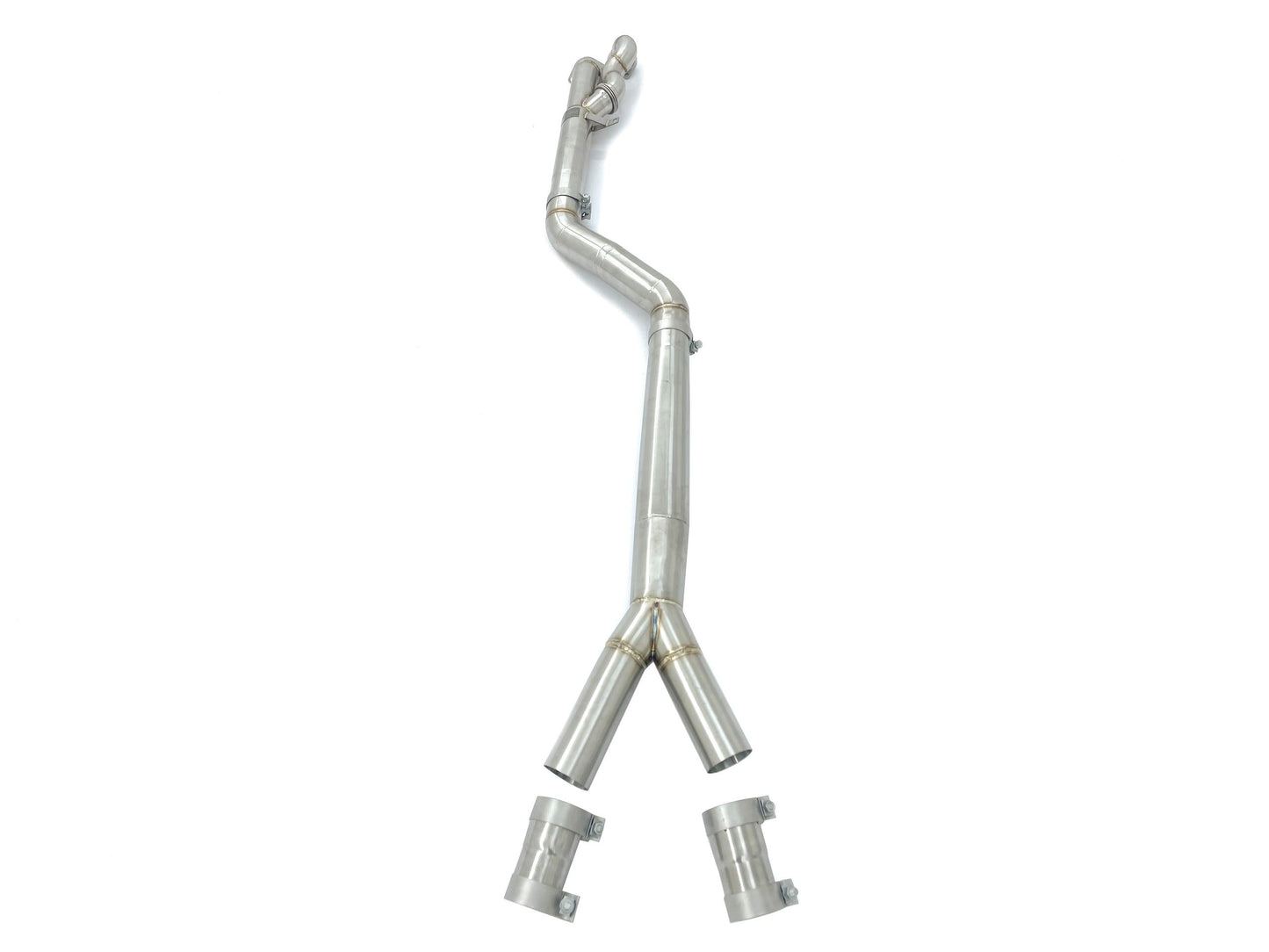 TCM S-Type Single 3.5" Midpipe w/Brace BMW M3 | M4 G80 G82 G83 S58 | House of Apex - House of Apex