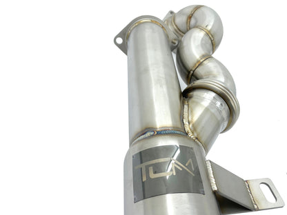 TCM S-Type Single 3.5" Midpipe w/Brace BMW M3 | M4 G80 G82 G83 S58 | House of Apex - House of Apex