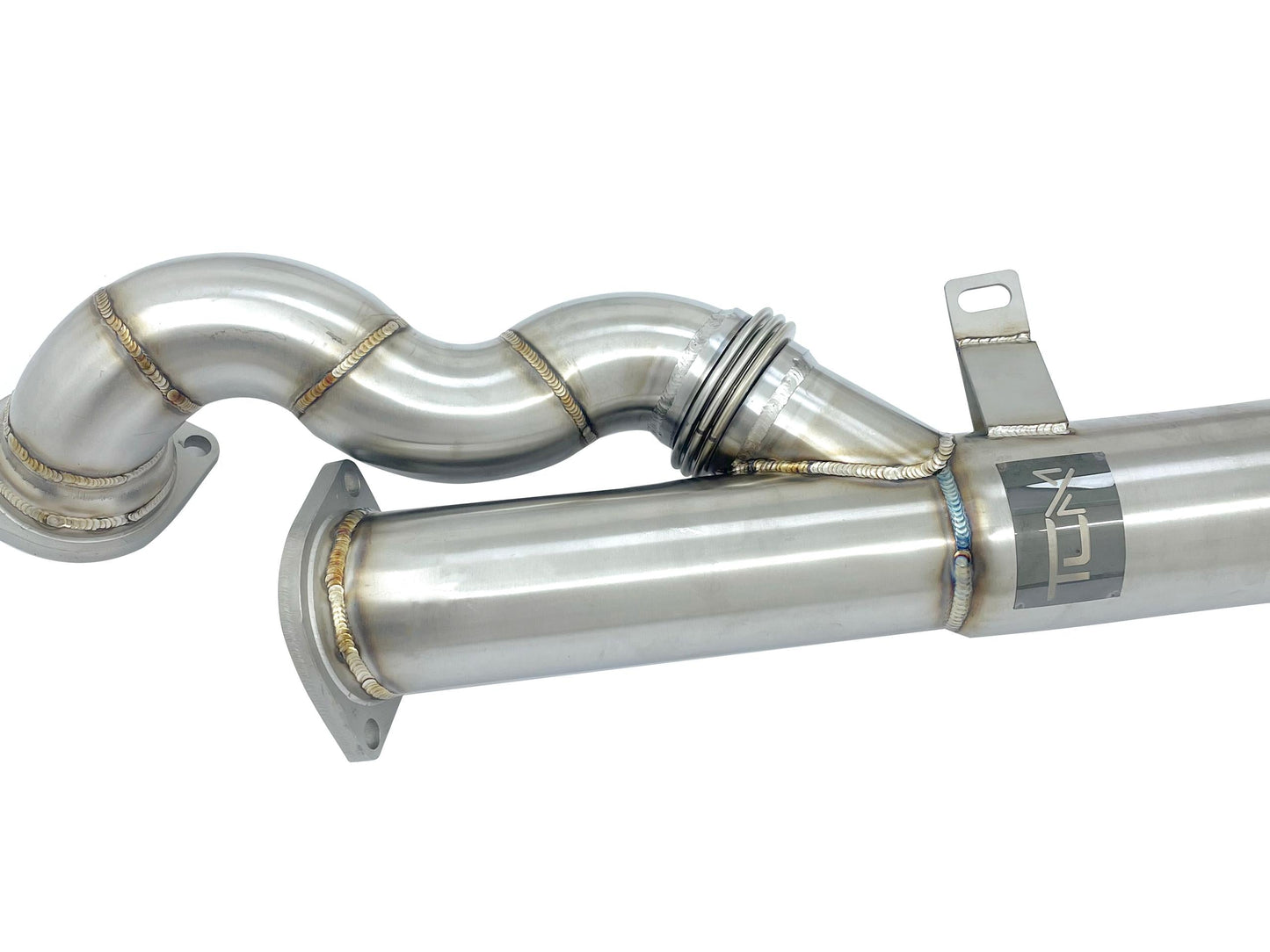 TCM S-Type Single 3.5" Midpipe w/Brace BMW M3 | M4 G80 G82 G83 S58 | House of Apex - House of Apex