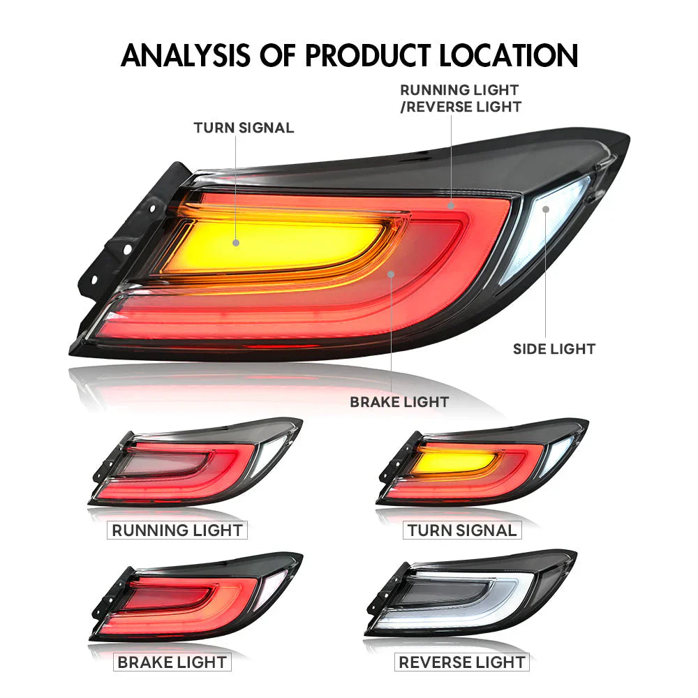 OEM Clear Style LED Tail Lights (2022-2025 BRZ/GR86)