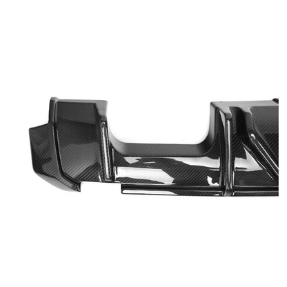 V2 Carbon Fiber Rear Diffuser w/ LED Light for BMW G80 M3/G82 M4