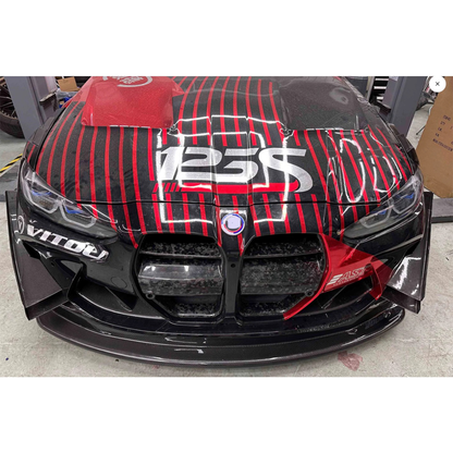 GT4 Carbon Fiber Front Lip for BMW G80 M3/G82 M4