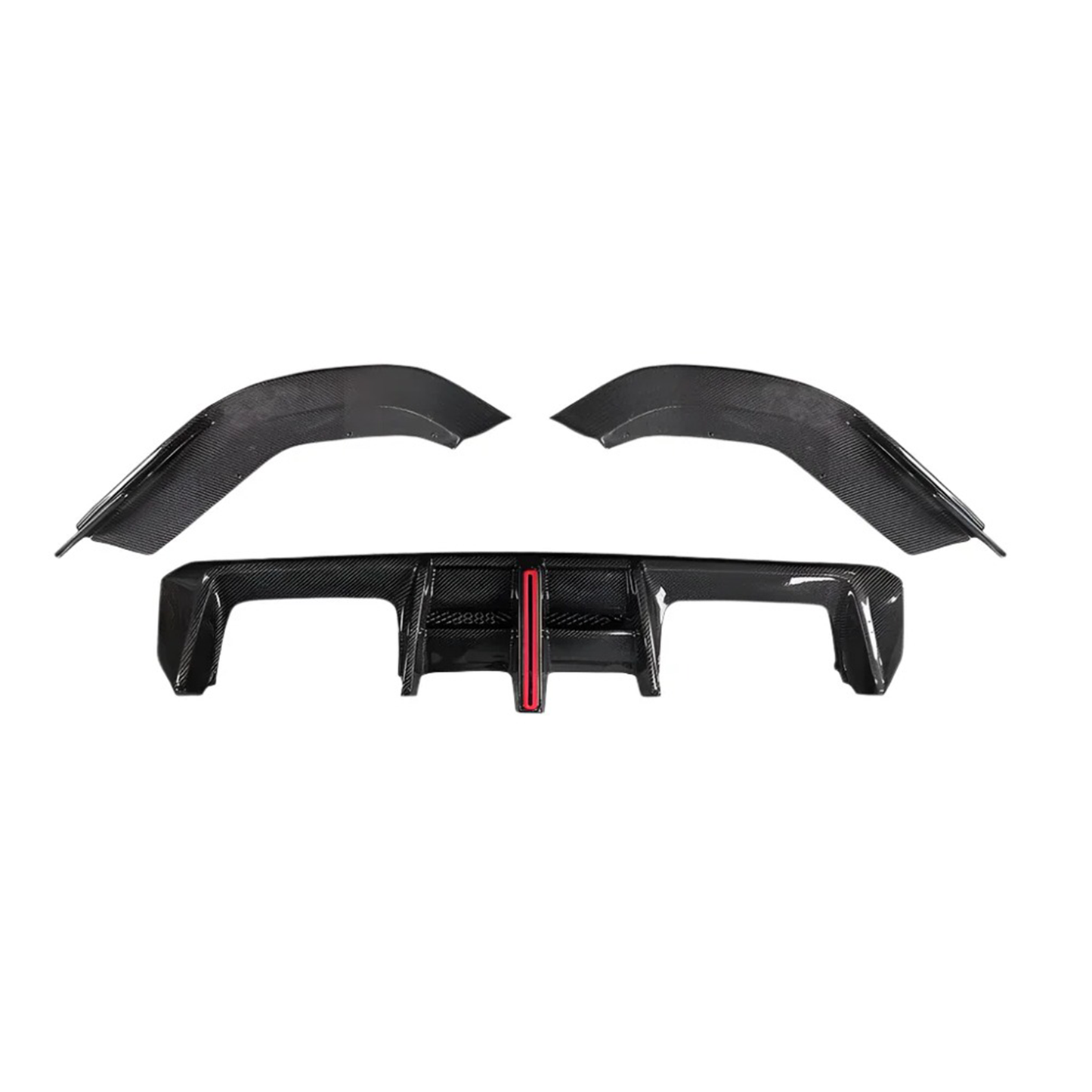 Carbon Fiber Rear Diffuser Brake Light V1 for BMW G80 M3/G82 M4