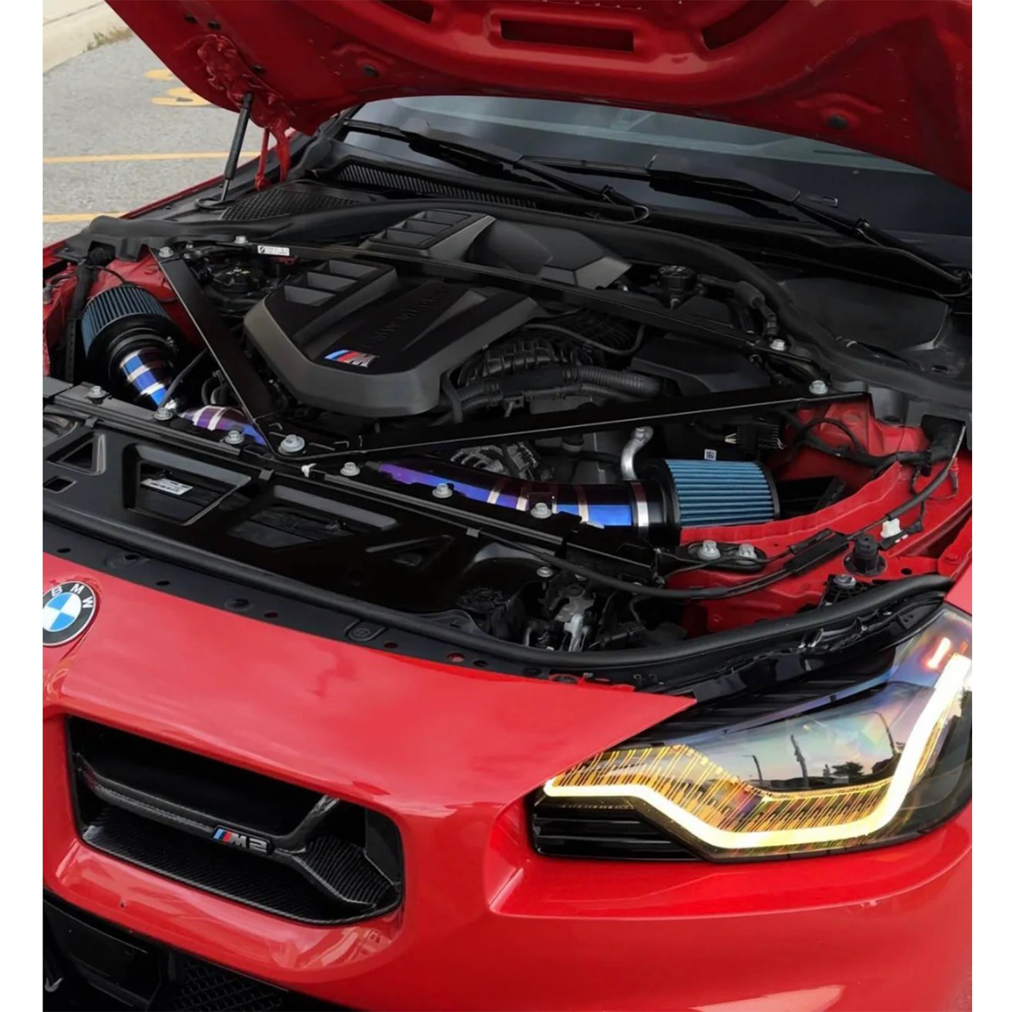 Titanium Cold Air Intake for BMW G80 M3/G82 M4/G87 M2