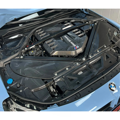 Dry Carbon Fiber Full Engine Bay Cover Kit for BMW G80 M3/G82 M4