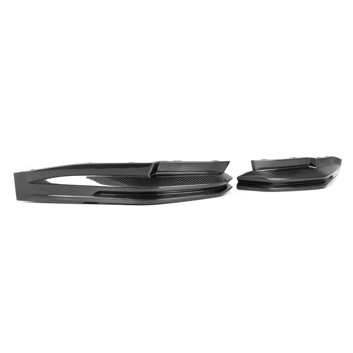 Carbon Fiber Rear Corner Side Canards V2 for BMW G80 M3/G82 M4