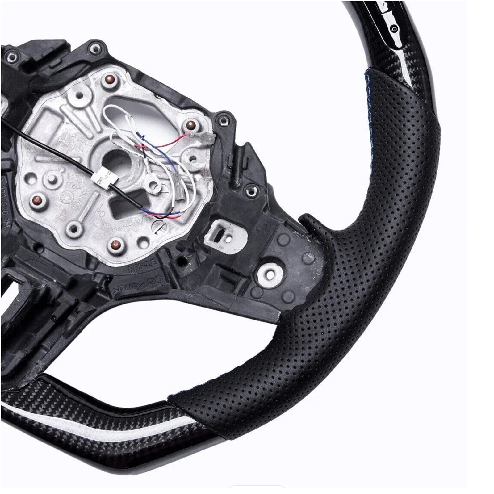 Carbon Fiber Steering Wheel w/ LED Display (Heated) for BMW G20/G80/G82