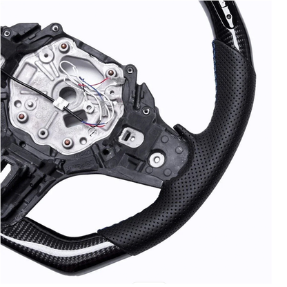 Carbon Fiber Steering Wheel w/ LED Display (Heated) for BMW G20/G80/G82