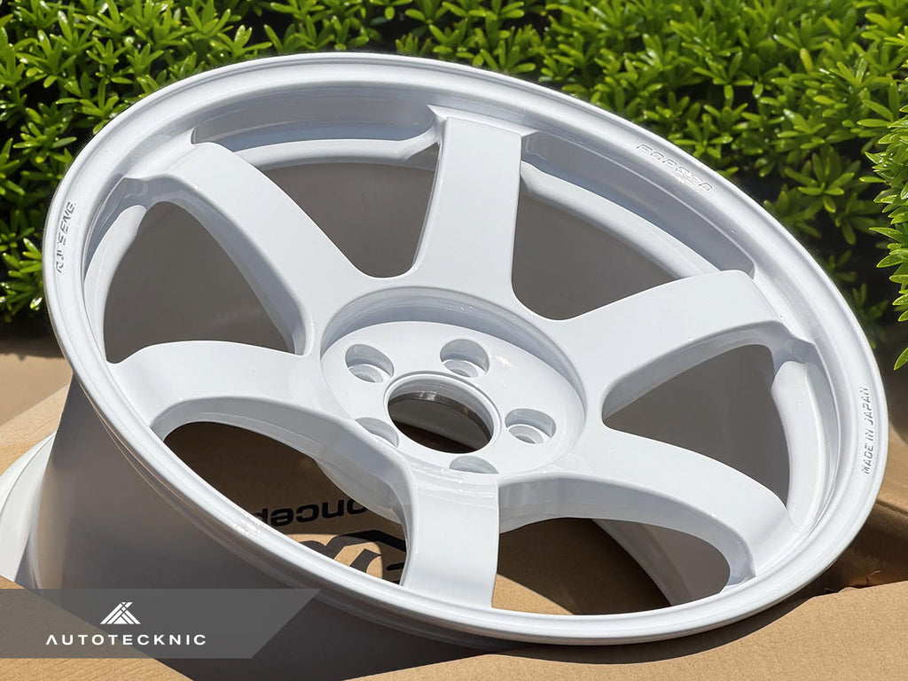 Volk Racing TE37 Saga SL 17x9.5 +45 5x100 Dash White - BRZ / GR86 (Set of 4)