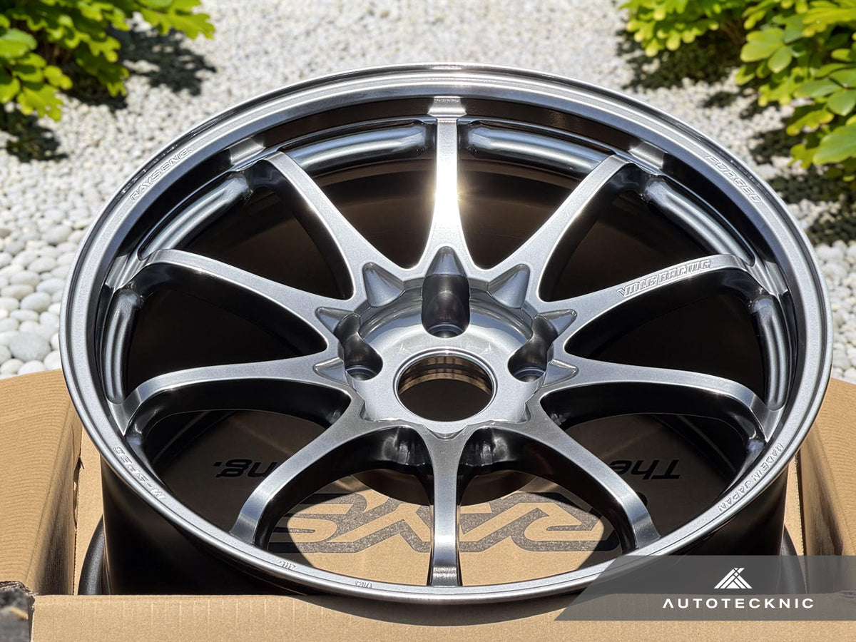 Volk Racing CE28N+ M-Spec 18x10 +40 5x120 Shining Light Metal - Civic Type R (Set of 4)