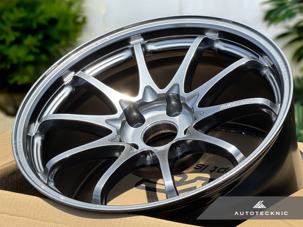 Volk Racing CE28N+ M-Spec 18x10 +40 5x120 Shining Light Metal - Civic Type R (Set of 4)