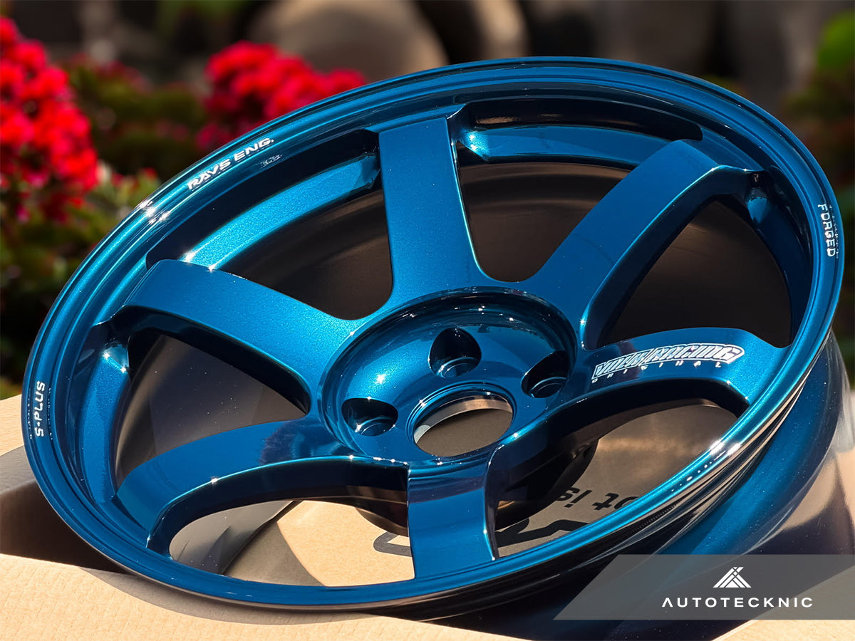 Volk Racing TE37 Saga S-Plus 18x9.5 +22 5x114.3 Mag Blue - GR Corolla (Set of 4)