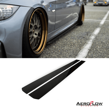 AeroFlow Dynamics 2006-2013 Bmw 328i 335i Side Skirt Extension V1 (E90)