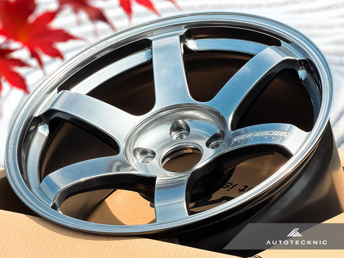 Volk Racing TE37 Saga S-Plus 18x9.5 +22 5x114.3 Shining Light Metal - GR Corolla (Set of 4)