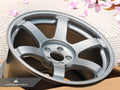 Volk Racing TE37 Saga SL 17x9.5 +45 5x100 Diamond Silver - BRZ / GR86 (Set of 4)