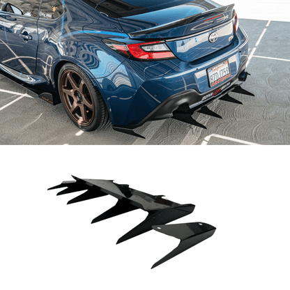 AeroFlow Dynamics 2022+ Subaru Brz/ Toyota GR86 Rear Diffuser V5 ( Aggressive )