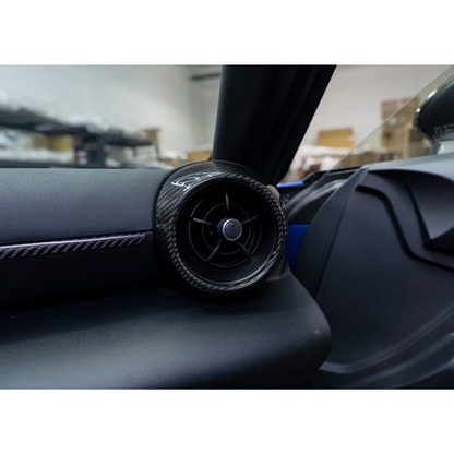 GR86/BRZ Tanso Carbon Fiber Passenger Dash Trim Cover