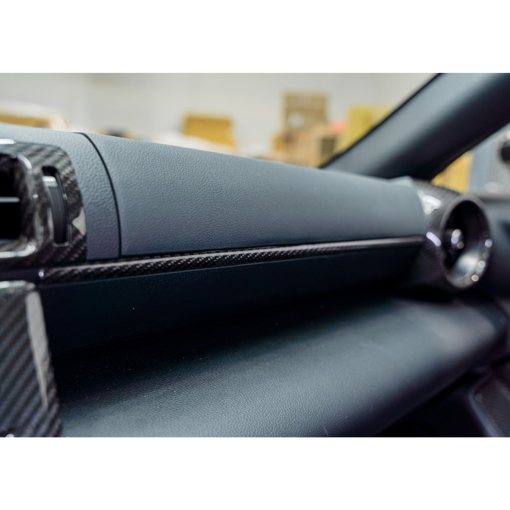 GR86/BRZ Tanso Carbon Fiber Passenger Dash Trim Cover