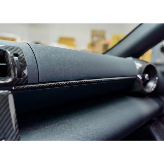 GR86/BRZ Tanso Carbon Fiber Passenger Dash Trim Cover