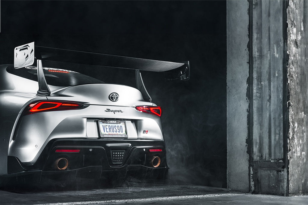 Verus Engineering V1X Swan Neck Rear Wing Kit - MK5 2020+ Toyota Supra