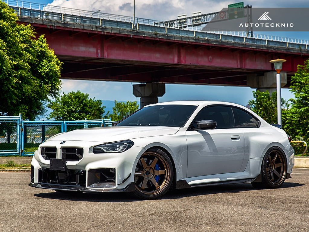 AutoTecknic Dry Carbon Side Skirt Extension Set - G87 M2