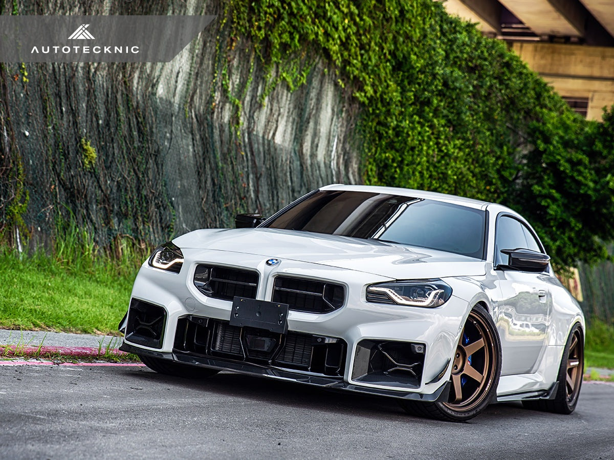 AutoTecknic Dry Carbon Podium Front Lip Set - G87 M2
