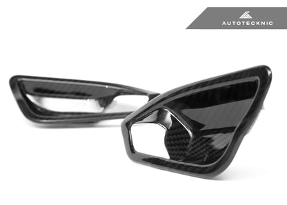 AutoTecknic Dry Carbon Interior Door Handle Trim Set - F87 M2
