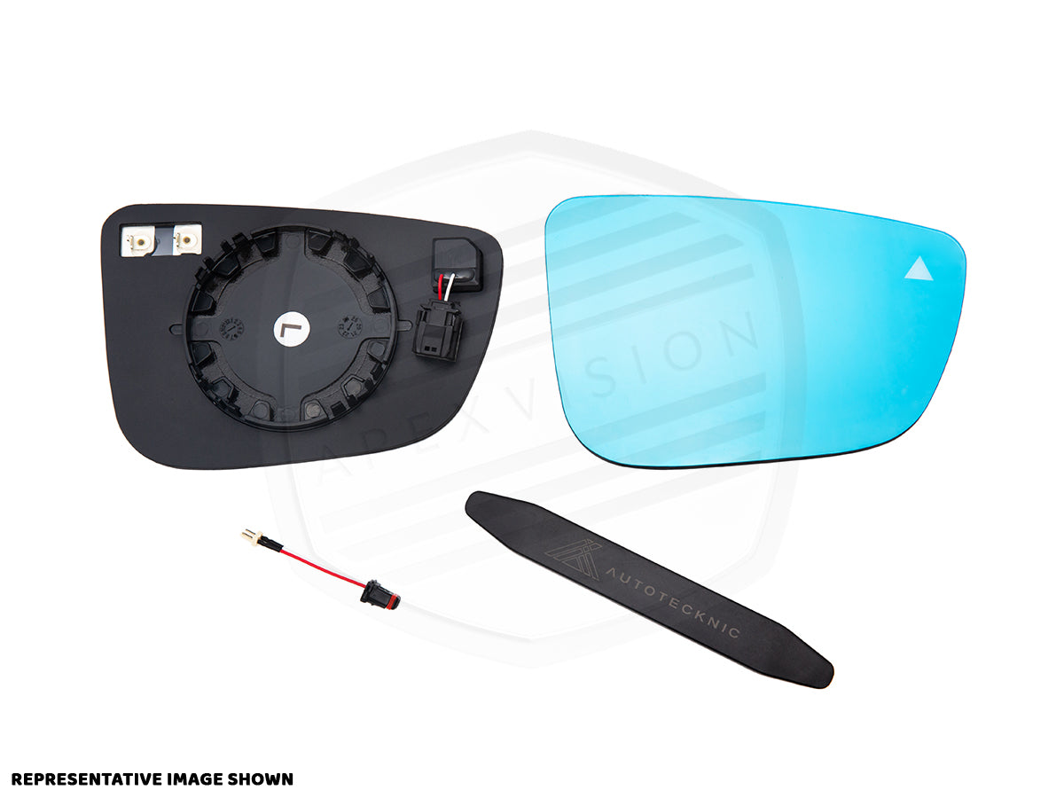 ApexVision Blue Tinted Side View Mirror Glass Set - F87 M2