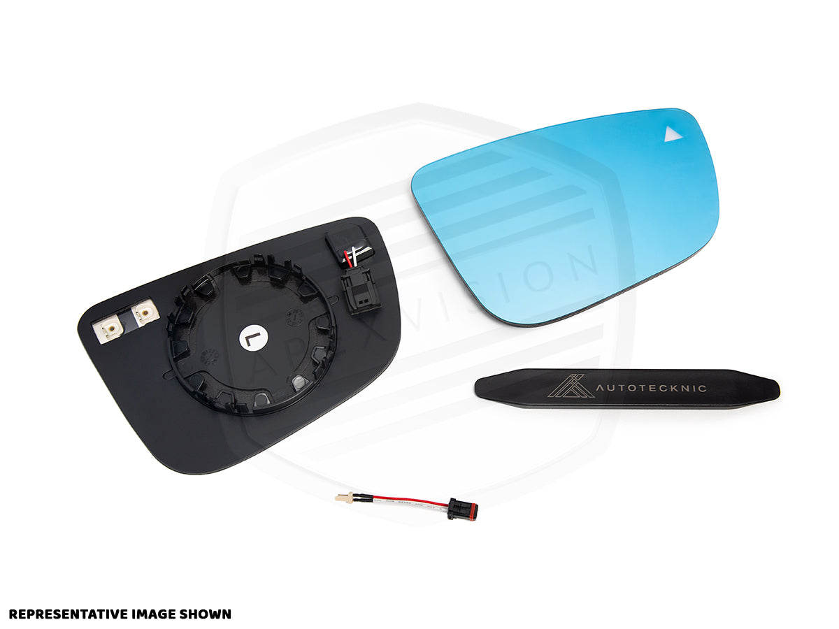 ApexVision Blue Tinted Side View Mirror Glass Set - F30 3-Series