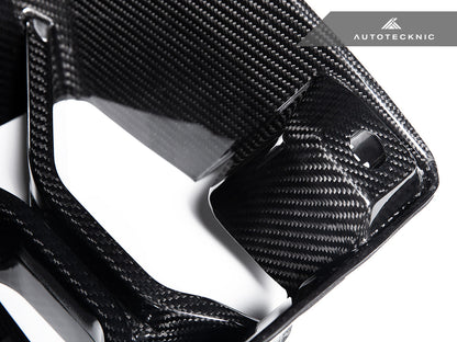 AutoTecknic Dry Carbon Podium Front Bumper Lower Vent Set - G87 M2