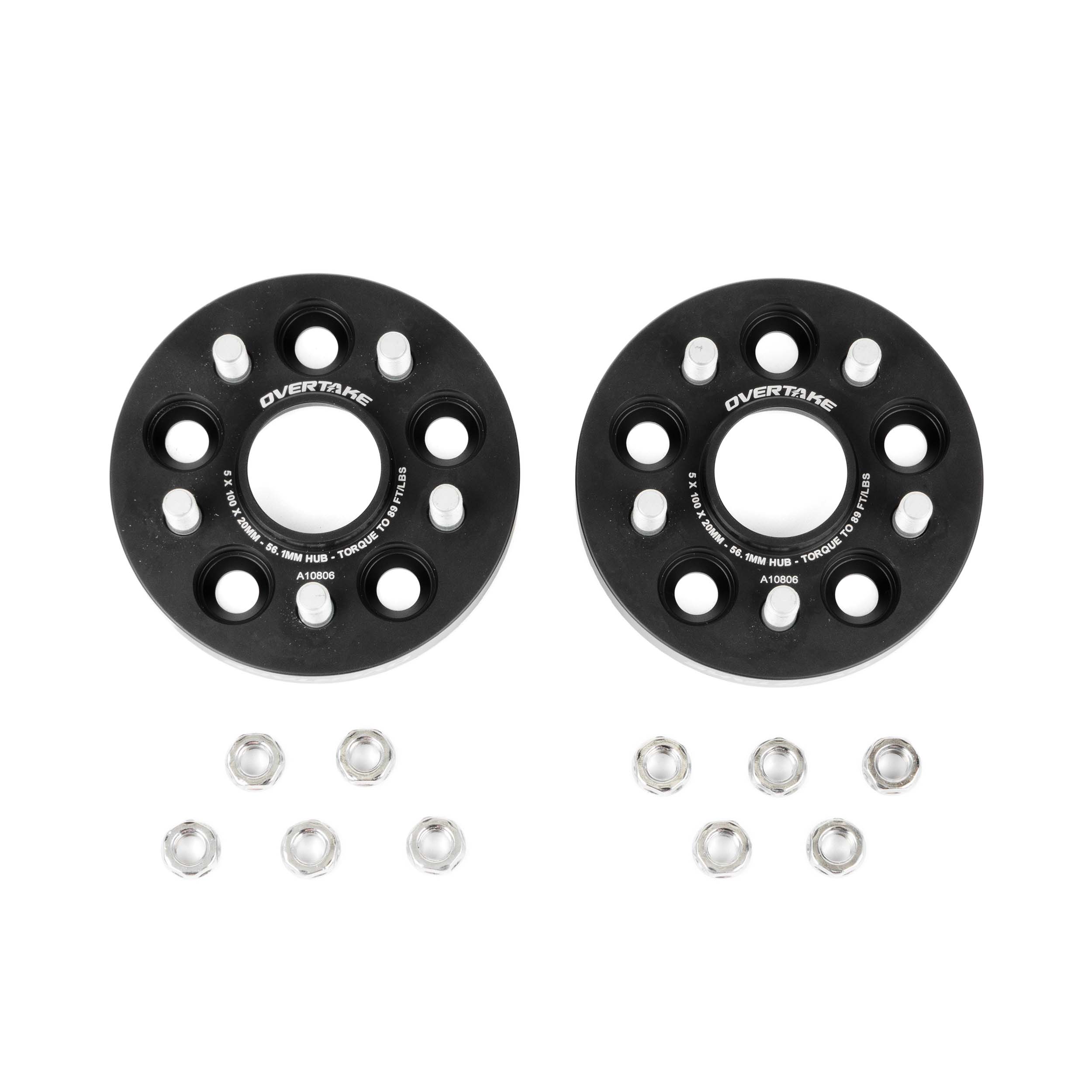 OVERTAKE GR86/BRZ Wheel Spacers - Pair - 20mm 5x100