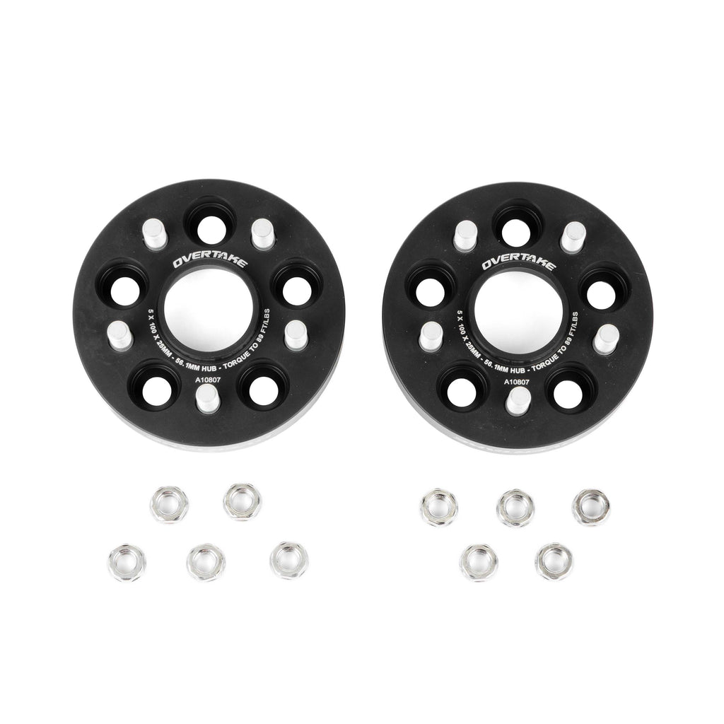 OVERTAKE GR86/BRZ Wheel Spacers - Pair - 25mm 5x100