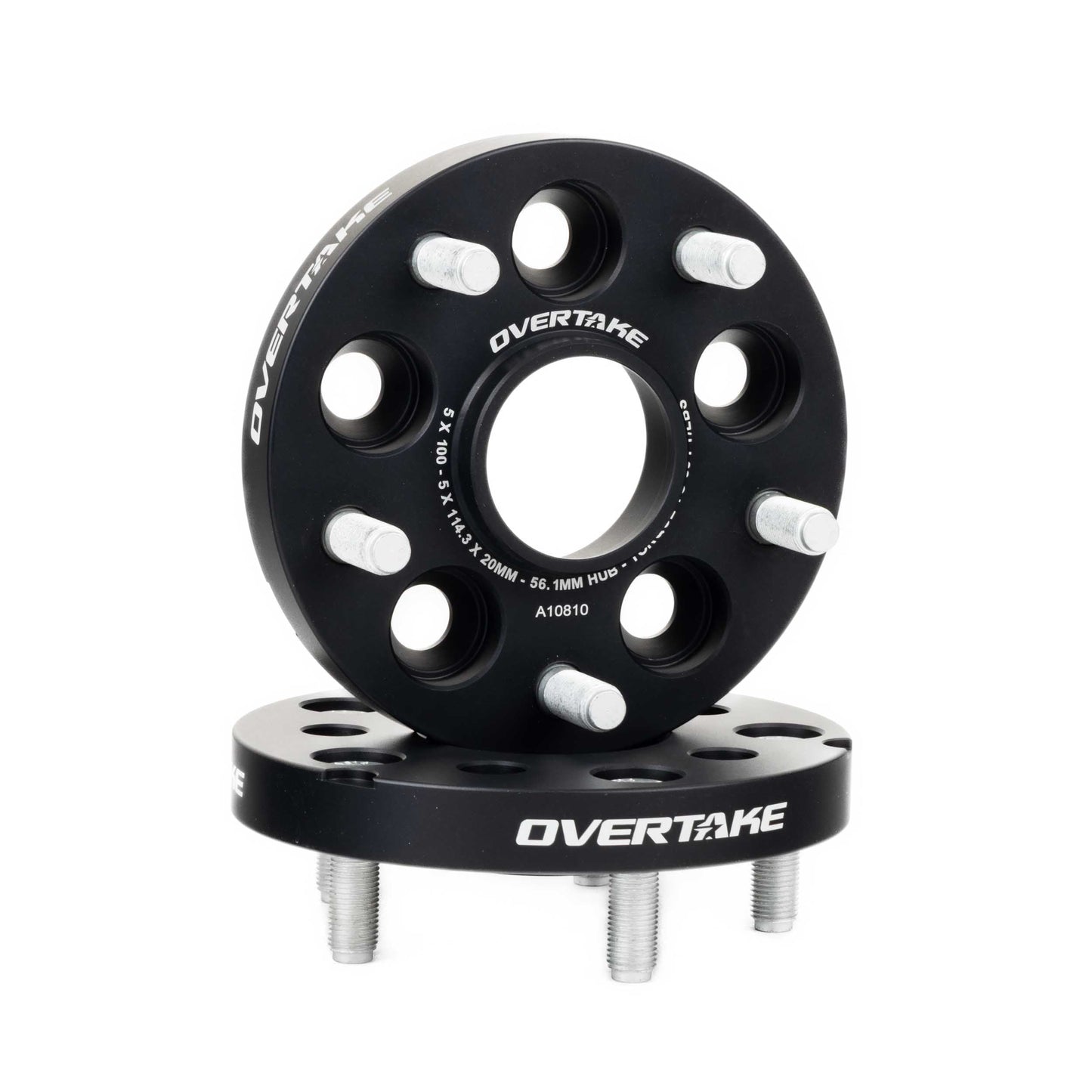 OVERTAKE GR86/BRZ Wheel Spacer Adapters - Pair - 20mm 5x100 to 5x114.3