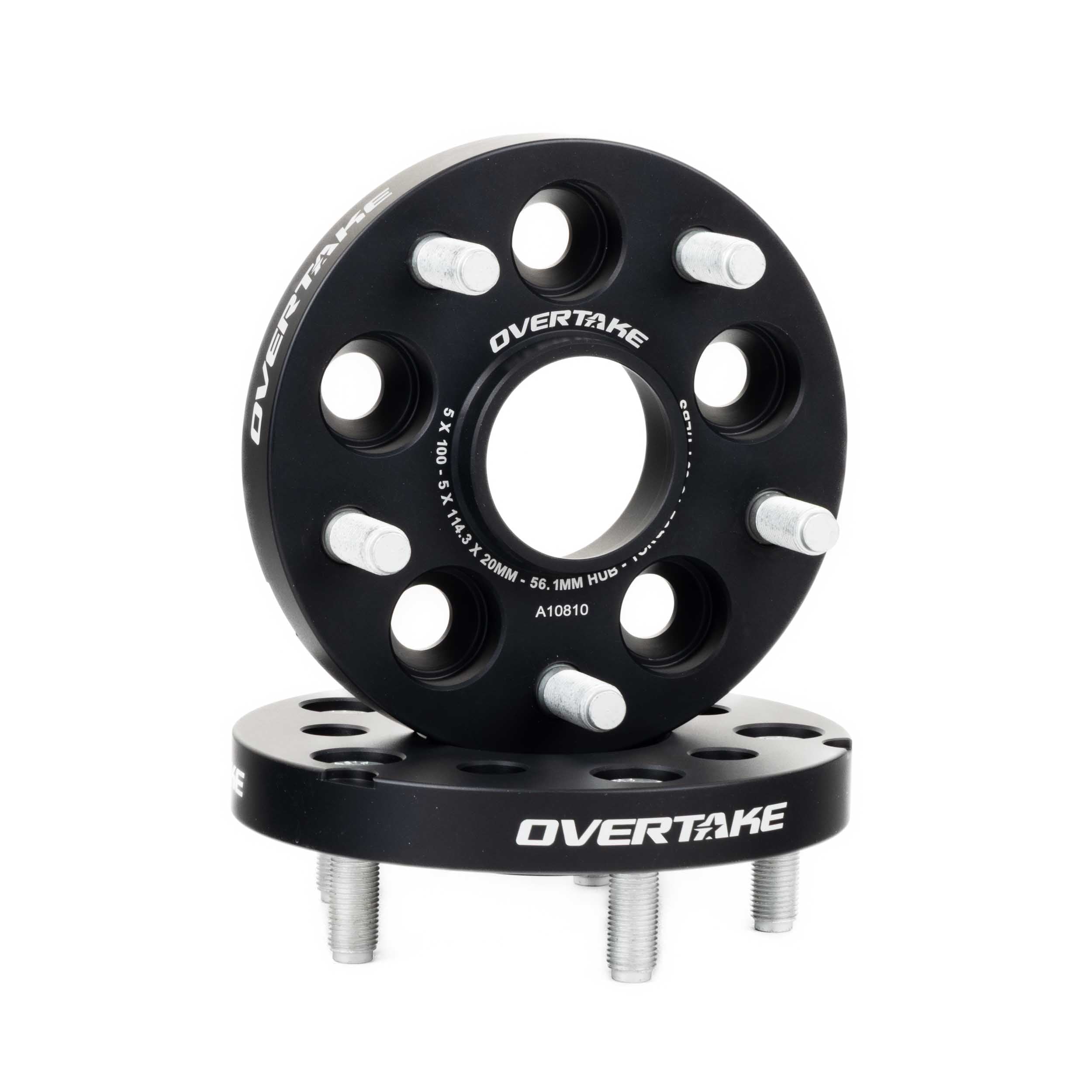 OVERTAKE GR86/BRZ Wheel Spacer Adapters - Pair - 20mm 5x100 to 5x114.3