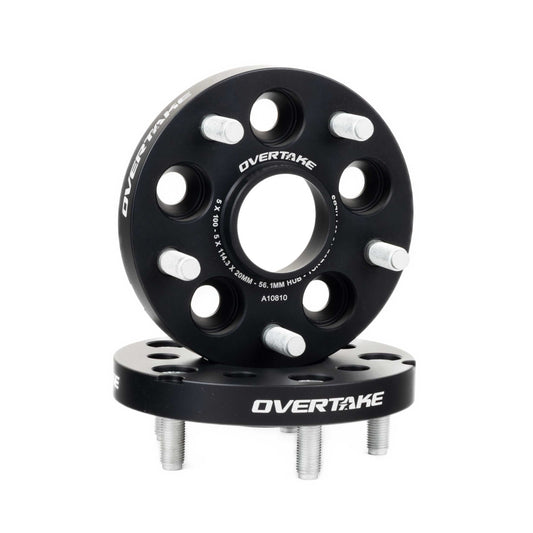 OVERTAKE GR86/BRZ Wheel Spacer Adapters - Pair - 20mm 5x100 to 5x114.3