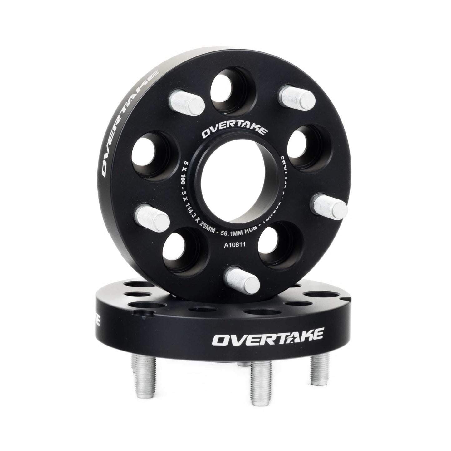 OVERTAKE GR86/BRZ Wheel Spacer Adapters - Pair - 25mm 5x100 to 5x114.3