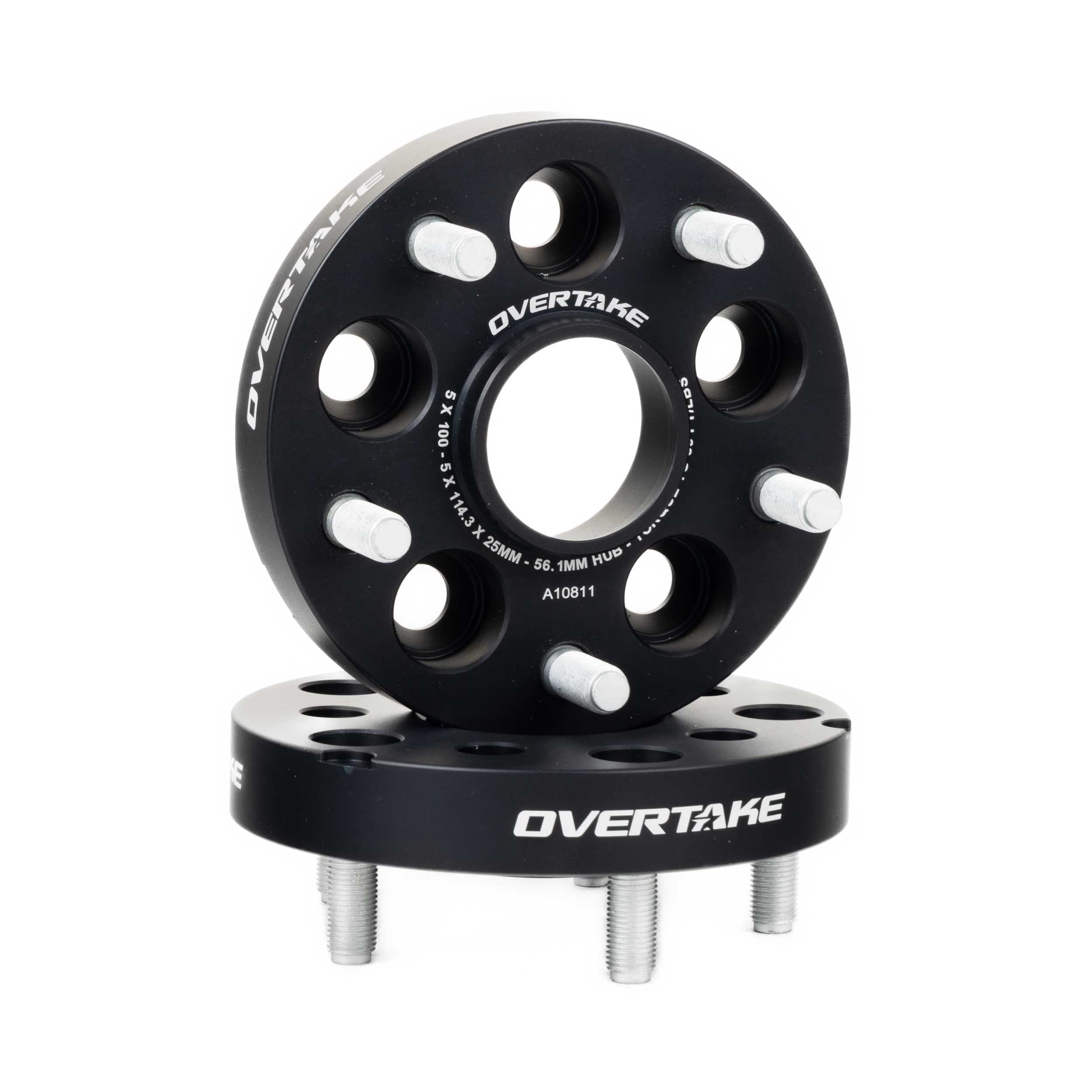 OVERTAKE GR86/BRZ Wheel Spacer Adapters - Pair - 25mm 5x100 to 5x114.3