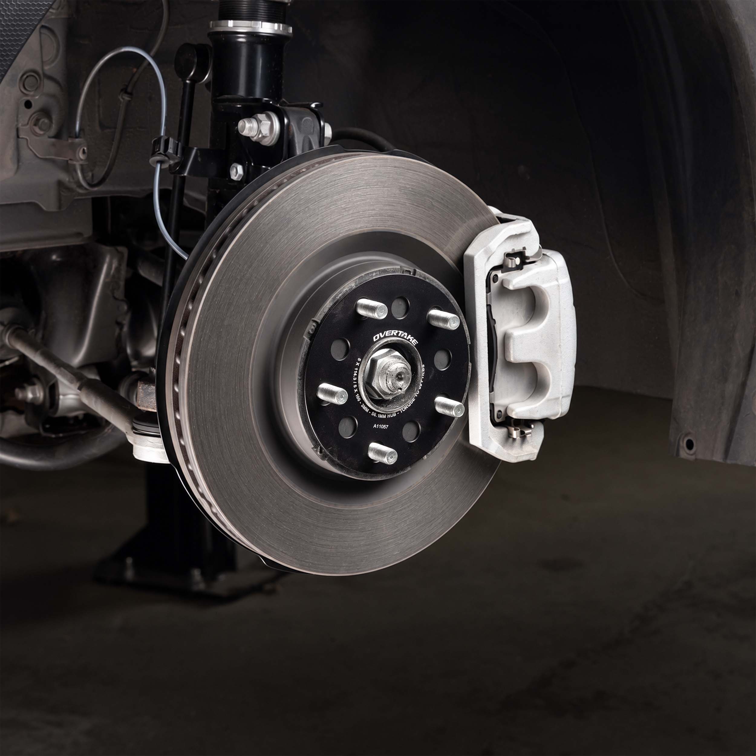 OVERTAKE Wheel Spacers - Pair - 3mm 5x114.3 / 5x100 - Subaru 2002-2026 WRX, 2004-2021 STI, and more