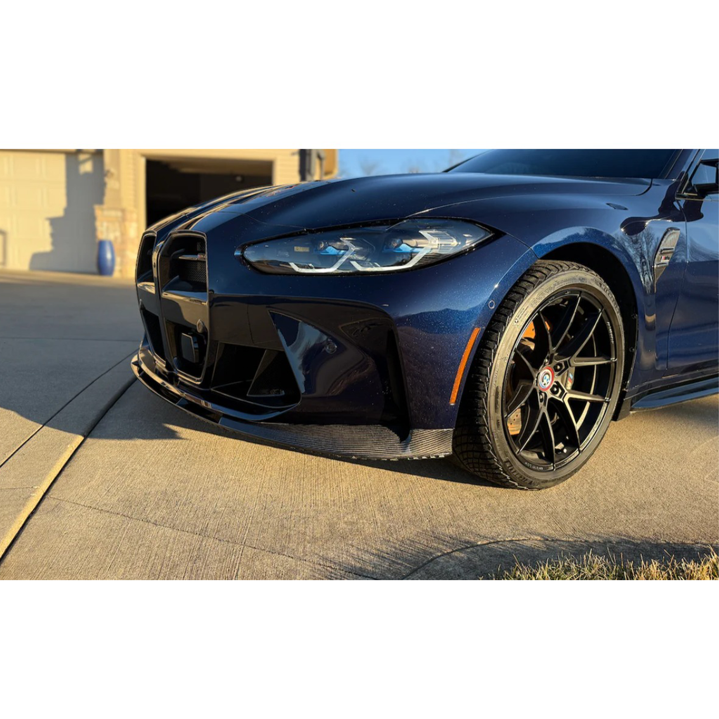 Dry Carbon Fiber Front Lip (OEM Mount) for BMW G80 M3/G82 M4