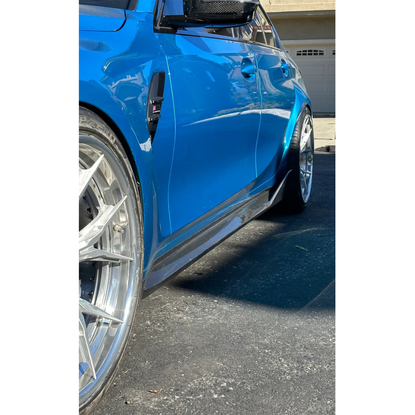 M Performance Style Carbon Fiber Side Skirts for BMW G80 M3/G82 M4
