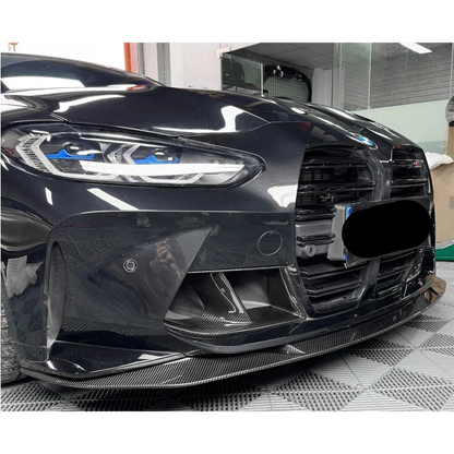 Pre Preg Dry Carbon Fiber Front Lip for BMW G80 M3/G82 M4