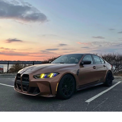 Facelift Snake Eyes Dual Color DRL Headlight V2 Upgrade for BMW G8X G80 M3/G82 M4