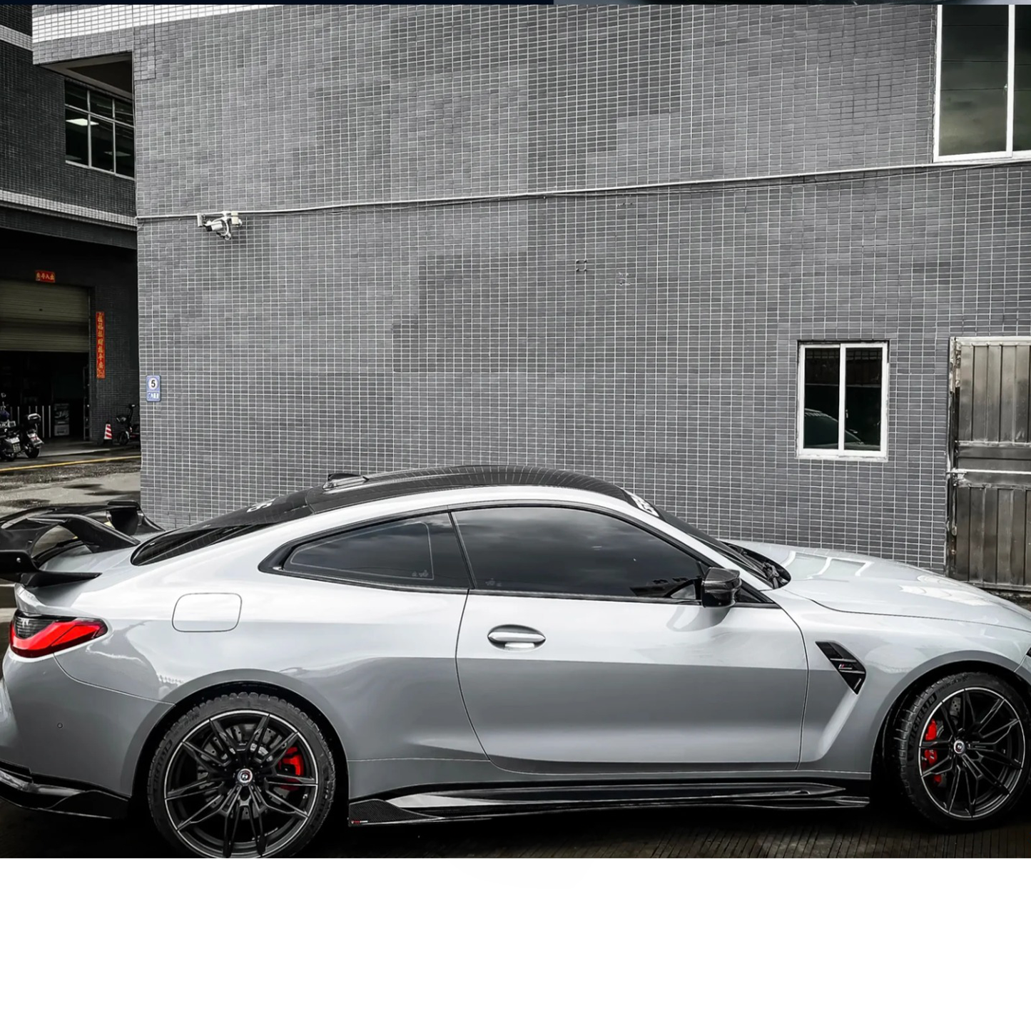 Prepreg Carbon Fiber TK Finned Side Skirts for BMW G80 M3/G82 M4