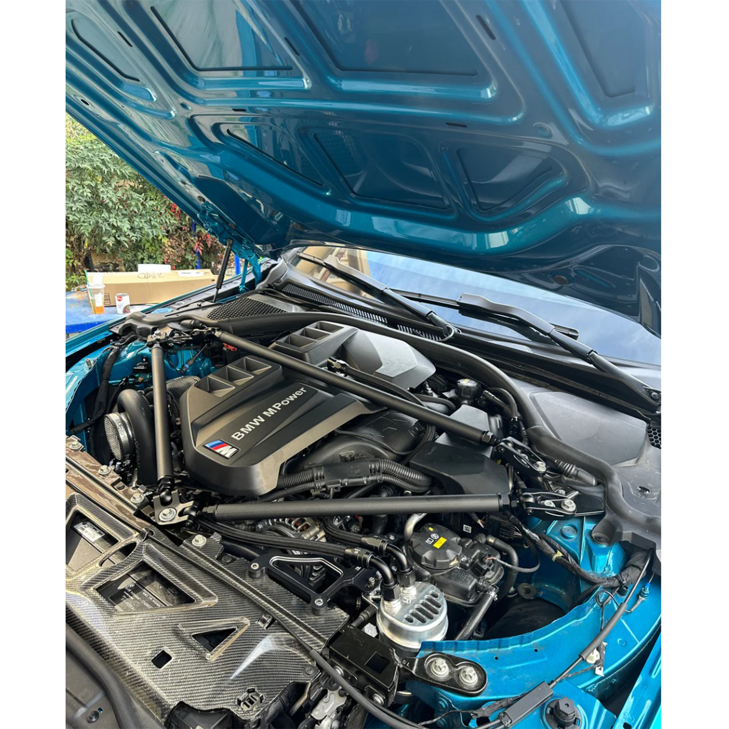 G8X Carbon Fiber Strut Tower Brace for BMW G80/G82/G87