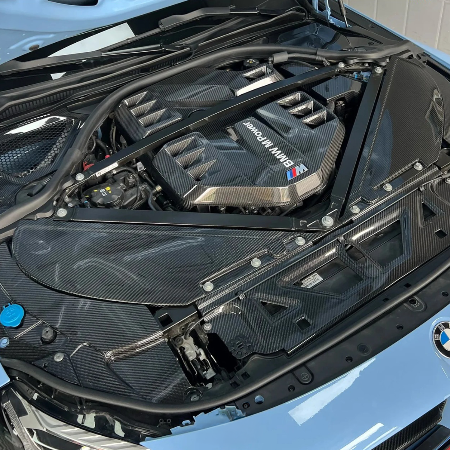 Forged Carbon Fiber Engine Bay Cover Kit for BMW G80 M3/G82 M4