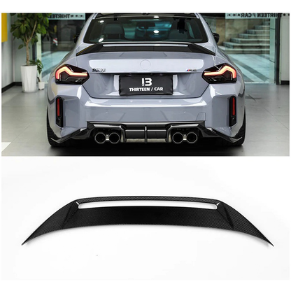 Pre-Preg Carbon Fiber AD Style Rear Trunk Spoiler for BMW G87 M2